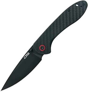 CJRB CUTLERY Feldspar J1912 AR-RPM9 Powder Steel Black PVD Blade Carbon Fiber Handle Pocket Knife EDC Knife.