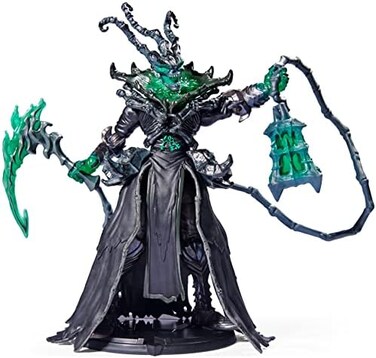 لعبة League of Legends، مجسم Thresh القابل للتجميع بحجم 6 بوصات مع تفاصيل مميزة وملحقين، مجموعة الأبطال، فئة التجميع، للأعمار من 12 سنة فما فوق.