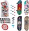 مجموعة ألواح التزلج الصغيرة TECH DECK Ultra DLX المكونة من 4 قطع، من Element Skateboards، ألواح تزلج صغيرة قابلة للتجميع والتخصيص، متعددة الألوان.