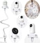 Derebir Baby Camera Mount Flexible Baby Monitor Holder Stand Compatible with Nanit Pro,Vetch,eufy, HelloBaby HB65/HB66/HB248,ANMEATE SM935E, Infant Optics DXR-8 Pro,Any Cameras with 1/4" Screw Stand.