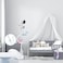 Derebir Baby Camera Mount Flexible Baby Monitor Holder Stand Compatible with Nanit Pro,Vetch,eufy, HelloBaby HB65/HB66/HB248,ANMEATE SM935E, Infant Optics DXR-8 Pro,Any Cameras with 1/4" Screw Stand.