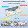 HOMCA Cervical Pillow Memory Foam Pillows - Contour Memory Foam Pillow for Neck Pain Relief, Orthopedic Neck Bed Pillow for Side Sleepers Back and Stomach.