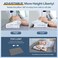 HOMCA Cervical Pillow Memory Foam Pillows - Contour Memory Foam Pillow for Neck Pain Relief, Orthopedic Neck Bed Pillow for Side Sleepers Back and Stomach.