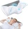 HOMCA Cervical Pillow Memory Foam Pillows - Contour Memory Foam Pillow for Neck Pain Relief, Orthopedic Neck Bed Pillow for Side Sleepers Back and Stomach.