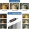 Akynite 48 LED Clip on Desk Light for Home Office, 3 Colors10 Brightness, 7W USB LED Ring Light Desk Clamp for Makeup, Gooseneck Desk Clip Lamp, Dimmable Clip on Bed Light for Reading, Black.