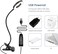 Akynite 48 LED Clip on Desk Light for Home Office, 3 Colors10 Brightness, 7W USB LED Ring Light Desk Clamp for Makeup, Gooseneck Desk Clip Lamp, Dimmable Clip on Bed Light for Reading, Black.