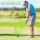 Asyxstar Golf Alignment Sticks - Golf Sticks Alignment Aid 48" Golf Alignment Rods 2 Pack for Aiming, Putting, Full Swing Trainer, Posture Corrector Golf Training aid with Clear Tube Case.