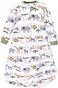 Hudson Baby Unisex Baby Premium Quilted Long Sleeve Sleeping Bag and Wearable Blanket, Safari Life, 12-18 Months.