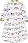 Hudson Baby Unisex Baby Premium Quilted Long Sleeve Sleeping Bag and Wearable Blanket, Safari Life, 12-18 Months.
