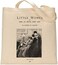 Universal Zone Literary tote bag. Handbag with book design. Book Bag. Library bag. Market bag.
