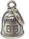 Bravo Bells Route 66 Bell - Biker Bell Accessory or Key Chain for Good Luck on The Road.