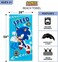 Franco Kids Super Soft Cotton Beach Towel, 58 in x 28 in, Sonic The Hedgehog.