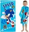 Franco Kids Super Soft Cotton Beach Towel, 58 in x 28 in, Sonic The Hedgehog.