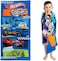 Franco Kids Super Soft Cotton Bath/Pool/Beach Towel, 58 In x 28 In, Hot Wheels.
