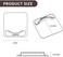 BRIOFOX Extra-Large Adhesive Shower Curtain Rod HolderNo DrillingInvisible Wall Mount HolderTransparent Rod Retainer, 2 Pack(Rod Not Included.