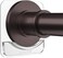 BRIOFOX Extra-Large Adhesive Shower Curtain Rod HolderNo DrillingInvisible Wall Mount HolderTransparent Rod Retainer, 2 Pack(Rod Not Included.