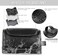 Elviros Toiletry Bag, Mens Leather Travel Organizer Kit with hanging hook, Large Water-resistant Toiletries Bathroom Shaving Bags for Women (Black.