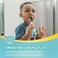 Papablic Toddler Sonic Electric Kids Toothbrush for Ages 1-3 Years, Baby Electric Toothbrush with Cute Dino Cover and Smart LED Timer, 2 Brush Heads (Debby.