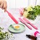 Mudder 3 Pcs Non-stick Silicone Waxing Spatulas Hair Removal Sticks Applicator Reusable Hard Wax Scraper for Home Salon Body Use (Pink.
