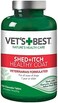 مكملات Vet's Best Healthy Coat ShedItch Relief للكلاب، تخفف من تهيج الجلد وتساقط الشعر لدى الكلاب بسبب الحساسية الموسمية أو التهاب الجلد، 150 قرصًا للمضغ، أبيض، 150 قرصًا (عبوة من 1).
