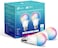 Kasa Smart by TP-Link Light Bulbs, Full Color Changing Dimmable Smart WiFi Bulbs Compatible with Alexa and Google Home, A19, 9W 800 Lumens,2. 4Ghz only, No Hub Required, 2-Pack (KL125P2, Multicolor.
