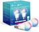 Kasa Smart by TP-Link Light Bulbs, Full Color Changing Dimmable Smart WiFi Bulbs Compatible with Alexa and Google Home, A19, 9W 800 Lumens,2. 4Ghz only, No Hub Required, 2-Pack (KL125P2, Multicolor.