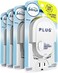 Febreze Plug In Air Freshener Fade Defy Plugs, Scented Oil Warmer- Pack of 4.