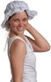 Skeleteen White Mob Cap Accessory - Grandma Night Bonnet Colonial Costume Nightcap Mop Hat Accessories for Maid Girls and Women.