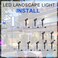 مصابيح إضاءة LED خارجية من E ENERGETIC LIGHTING مع موصلات، جهد منخفض 12 فولت، أبيض دافئ 3000 كلفن، 4 وات، 175 لومن، مصابيح خارجية مقاومة للماء للحدائق والممرات والجدران والأشجار والأعلام مع حامل مدبب،