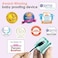 Geddy's Mom Geddy&acute;s Mom Watch Your Mouth USB Charger Protector Award-Winning Baby Proof Cord ProtectorBPAPhthalate-Free Charger ProtectorElectrical Safety Baby Products (3-Pack, Dusty Aqua.
