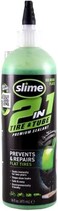 Slime 10193 Tire and Tube Sealant Puncture Repair Sealant, 2-in-1, Premium, Prevent and Repair, suitable for non-highway Tires and Tubes, Non-Toxic, Eco-Friendly, 16oz bottle.