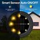 kdorrku Solar Powered Ground Lights 8 Pack - IP68 Waterproof Outdoor LED Disk for Garden, Non-Slip Landscape Path Lighting, Patio Lawn Yard, Pathway Wear-Resistant Deck Walkway Decor (Warm White.