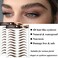 Miotorio 22 Pairs 4D Eyebrows Tattoo, Hair-Like Authentic Eyebrows, Eyebrows Tattoo Peel Off, Long Lasting Waterproof Natural False Eyebrows Makeup Sticker for Eyebrow Grooming Shaping (Brown.