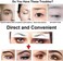 Miotorio 22 Pairs 4D Eyebrows Tattoo, Hair-Like Authentic Eyebrows, Eyebrows Tattoo Peel Off, Long Lasting Natural False Eyebrows Makeup Sticker for Eyebrow Grooming Shaping (Black.