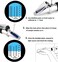 Hallocool Salinity Refractometer for Aquarium Marine Seawater Fishkeeping Saltwater Refractometer Dual Scale Specific Gravity Salinity Tester Hydrometer 0-100 PPT1. 000-1. 070 Optics Salinity Meter wi