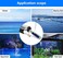 Hallocool Salinity Refractometer for Aquarium Marine Seawater Fishkeeping Saltwater Refractometer Dual Scale Specific Gravity Salinity Tester Hydrometer 0-100 PPT1. 000-1. 070 Optics Salinity Meter wi