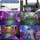 MSUOVH Party Lights with Disco Ball, Sound Activated Strobe Lighting for DJs, Clubs, Bars, Karaoke - Remote Control, Holiday Lights for Home Parties, Birthdays, Christmas.