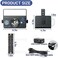 MSUOVH Party Lights with Disco Ball, Sound Activated Strobe Lighting for DJs, Clubs, Bars, Karaoke - Remote Control, Holiday Lights for Home Parties, Birthdays, Christmas.