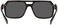 Versace Man Sunglasses Black Frame, Dark Grey Lenses, 58MM.