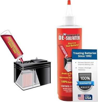 Thermoil Golf Cart Restore Liquid will Refurbish, RefreshRevive Any Sulfated Lead Acid BatteryTreats 2 Avg Batteries6,8,12 Volt Proven Protection12 oz Bottle.