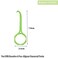 HRASY Aligner Remover Tool, 4 Pcs Clear Aligner Removal Tool for Invisible Removable Braces, Oral Care Disassembly Accessories - 4 Colors.