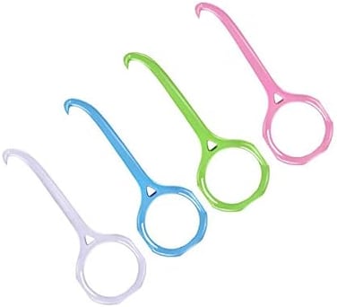 HRASY Aligner Remover Tool, 4 Pcs Clear Aligner Removal Tool for Invisible Removable Braces, Oral Care Disassembly Accessories - 4 Colors.