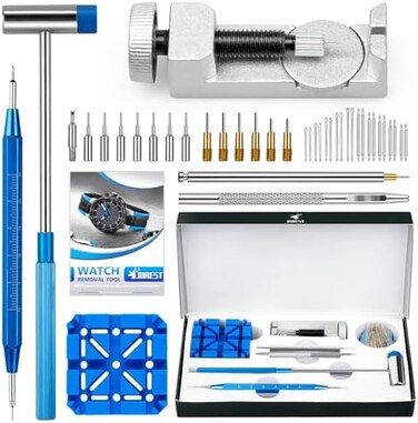 Jorest Watch Pin Hunting, Watch Repair Kit, Watch Tool to Adjust and Replace and Punch the Watch Strap, with User Manual and Pin.