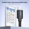 UGREEN HDMI Cable 2M 8K HDMI 2. 1 Ultra HD High-Speed 48Gbps 8K@60Hz Braided Cord eARC Dynamic HDR Dolby Vision Compatible with MacBook Pro PS5 Switch TV Xbox Roku UHD TV Blu-ray Projector.