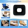 AOSSA Hemorrhoid Pillow Donut Butt Pillows for Sitting After Surgery Pressure Ulcer Bed Sore Cushions for Butt Medical Seat Lifting Cushion Pregnancy Postpartum Decubitus Perineal Tailbone Pain Pad.