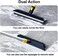 Yocada Floor Scrub Brush 55. 9" Telescopic Handle 2 in 1 Scrape Brush Stiff Bristle Shower Scrubber for Cleaning Patio Bathroom Garage Kitchen Wall Deck Tub Tile.