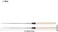 Agatige Sushi Chopsticks, 12in Long Stainless Steel Japanese Chopsticks with Wood Handle Chef's Plating Tools.