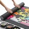Newverest The Original Jigsaw Puzzle Mat Roll Up, Saver Pad 46&rdquo; x 26&rdquo; Portable Keeper Up to 1500 pieces with Non-Slip Rubber BottomSmooth Top3 Puzzle Sorting TraysTravel-Friendly Storage Bag.