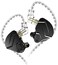 CCA KZ ZSN Pro X Dual Driver In Ear Earphone 1BA 1DD Wired Earphone HiFi Sport Gaming Earbuds Headphones Compatibility for Phone Computer Tablet with Gift Set.