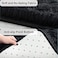 TWINNIS Super Soft Shaggy Rugs Fluffy Carpets, 4x5. 9 Feet, Indoor Modern Plush Area Rugs for Living Room Bedroom Kids Room Nursery Home Decor, Upgrade Anti-Skid Rectangular Fuzzy Rug, Black.